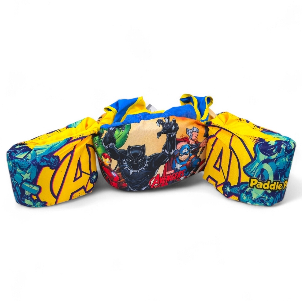 Marvel Paddle Pals Kids Swim Jacket, 33–55 lbs, Training Float Vest